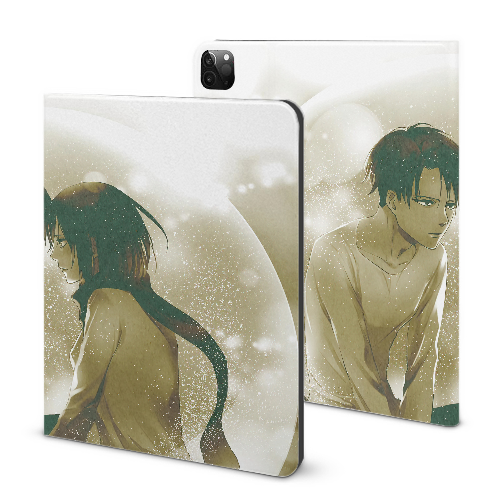 （画像用） 進撃の巨人 Attack on Titan IPadケース ペンホルダー付き ブックスタイルデザイン
